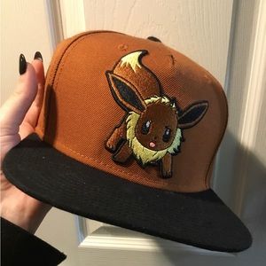 Adjustable Eevee Pokemon Snapback Hat